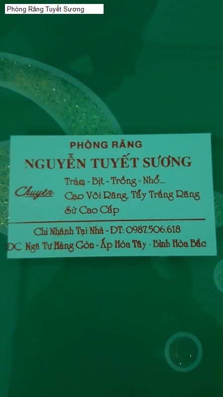 Hình ảnh Phòng Răng Tuyết Sương